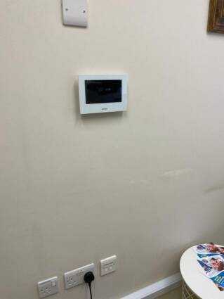Intercom System Viewing Screen For A Serviced Office Block In Birmingham,
